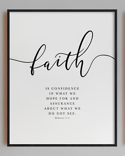 Faith, Hope, Love, Bible Verse Canvas